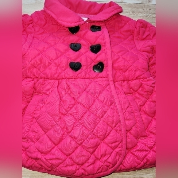 LITTLE Me quilted lined girls jacket size 12 months - Picture 3 of 6